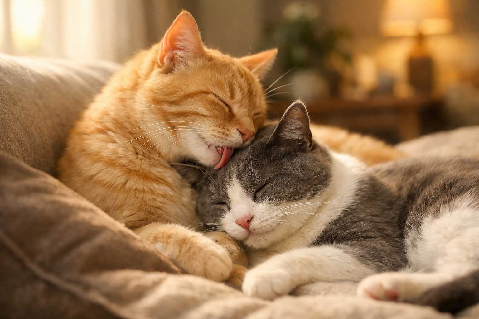 Signs Your Cats Have Become a Bonded Pair After Introduction
