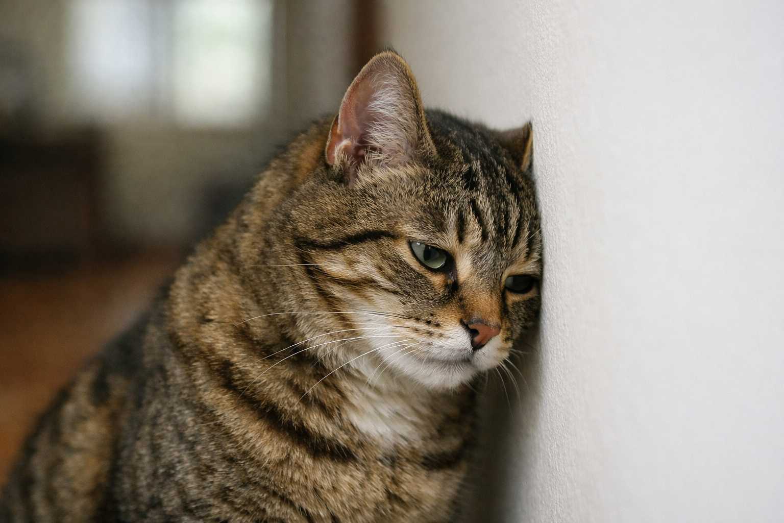 Why Do Cats Press Their Heads Against Walls? Headpressing Warning Signs