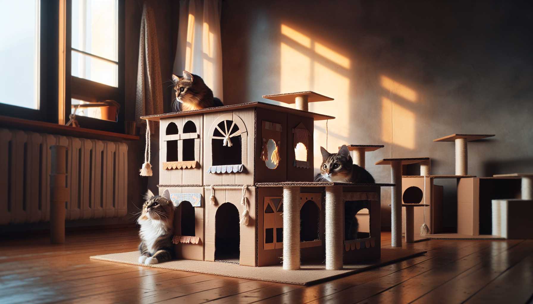 Cardboard Cat Playhouse: Creative DIY Projects