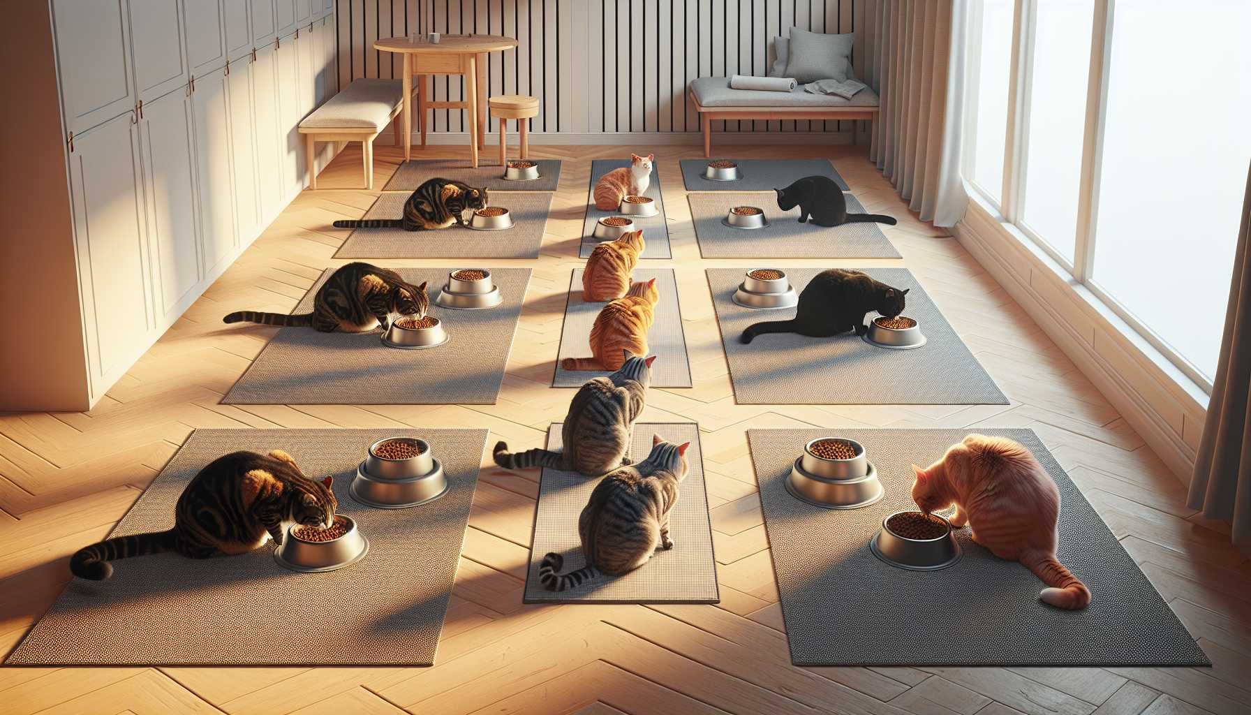 Multi-Cat Household Feeding Stations: Preventing Food Aggression