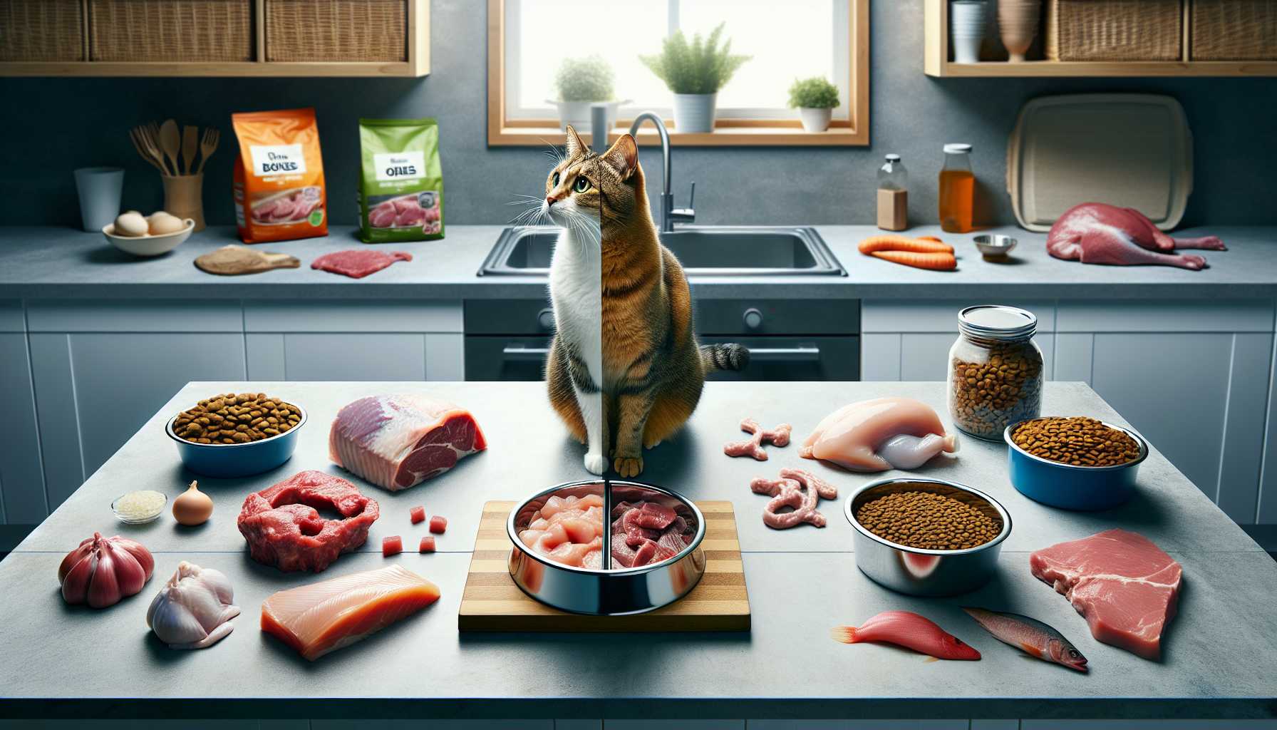 Raw Food vs Commercial Cat Food: Nutrition Comparison Guide