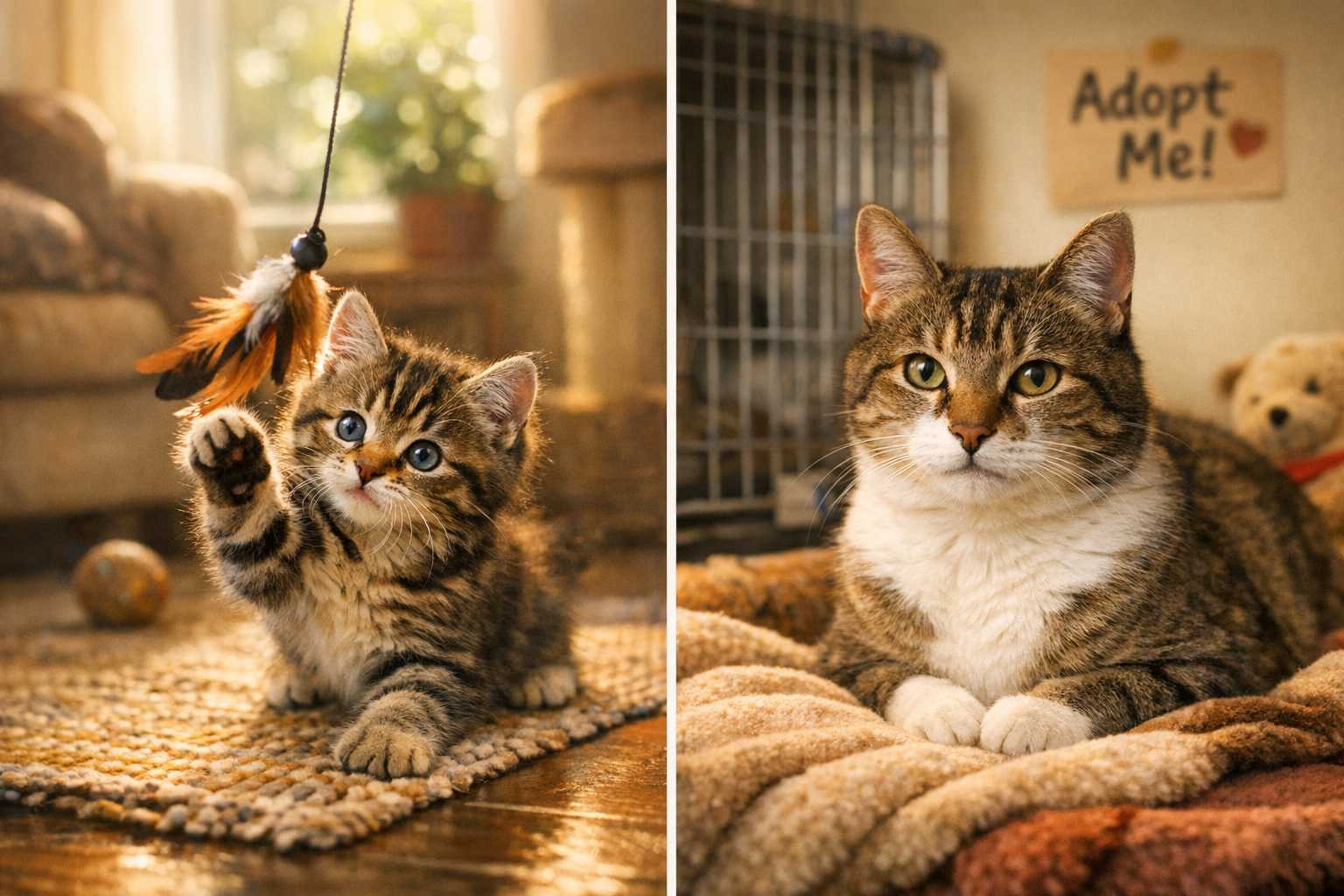 Adopting Rescue Kittens vs Adult Cats: Complete Comparison